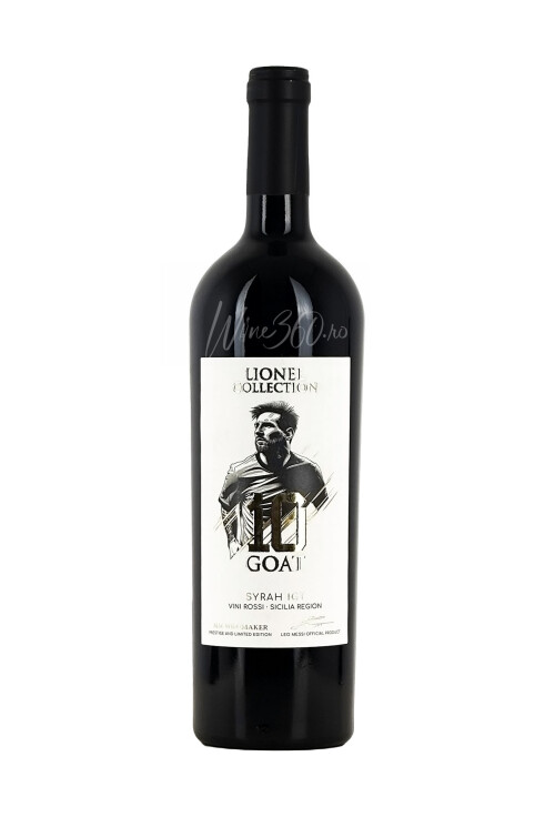 MM Winemaker - Lionel Messi - 10 GOAT - Terre Siciliane Syrah IGT - SGR